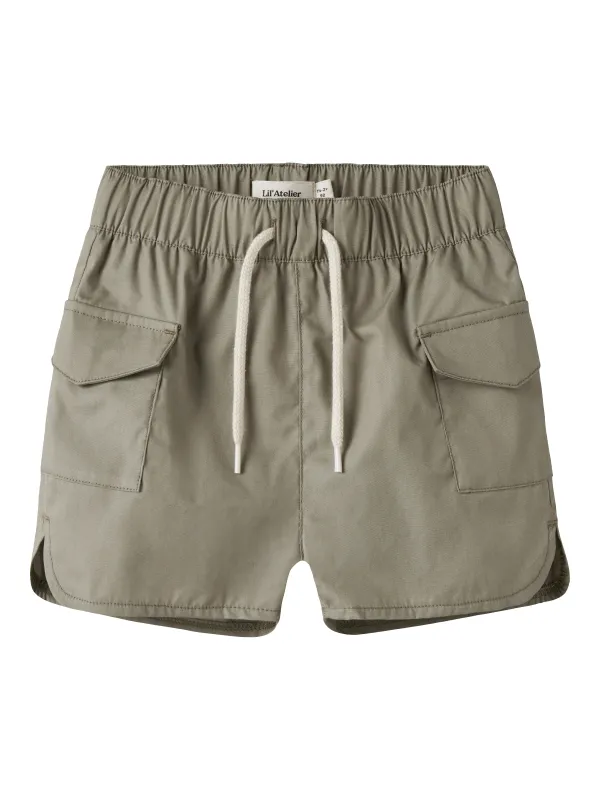 Lil Atelier Fandy Leo Loose Swim Shorts - Overland Trek - 92 cm