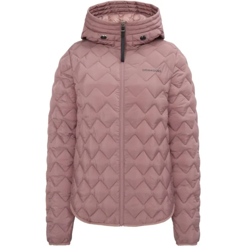 Didriksons Evelyn, fiberdunjakke, dame, lyserød