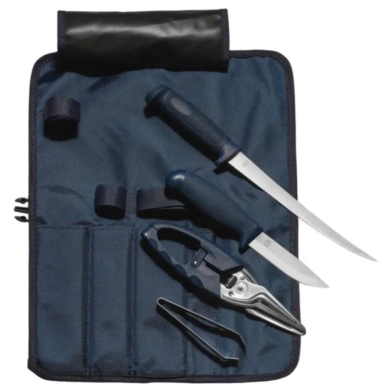 Oyo Namsen Fishing Knives, fiskesæt, blå