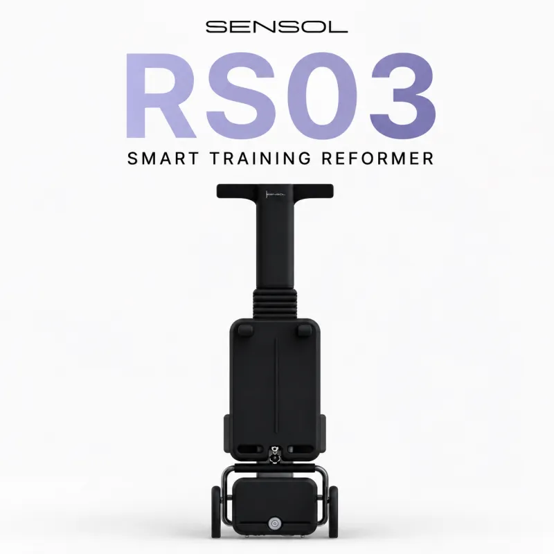 Sensol Smart Pilates Reformer RS3 Midnight Black
