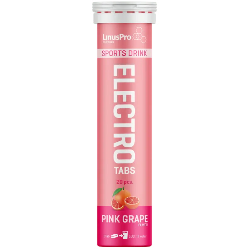 LinusPro Elektrolyt Tabs Pink Grape (20 tabl)