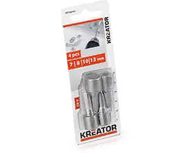 Magnettoppesæt 7,8,10,13 mm
