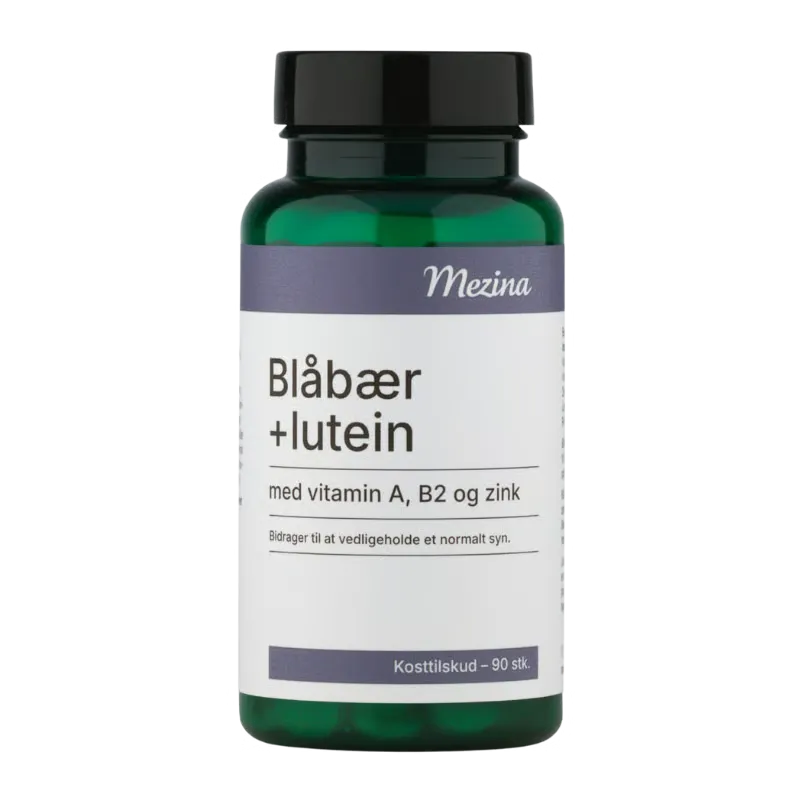 Mezina Blåbær & Lutein (90 tabl)