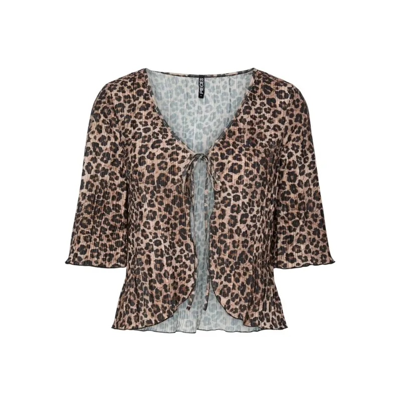 Pieces dame top PCAMBER - Black Leo