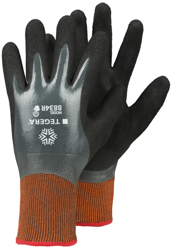 Tegera strikhandske vinterforet heldyp 8834R-7