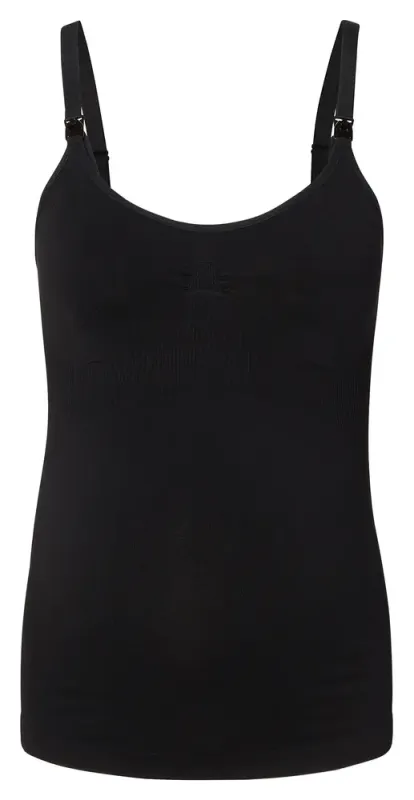 Evi Sømløs Ammetop - Black - XS\S