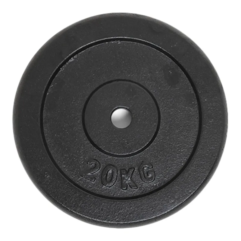 Vægtskive i jern 20 kg (30 mm)