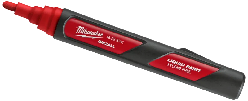Inkzall paintmarker permanent, rød