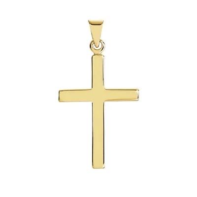 Vedhæng med Guldkors 8 kt. -  22 x 15 mm