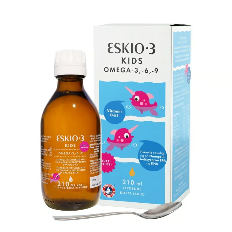 Eskio-3 Kids Omega 3-6-9 Tutti-Frutti (210 ml)