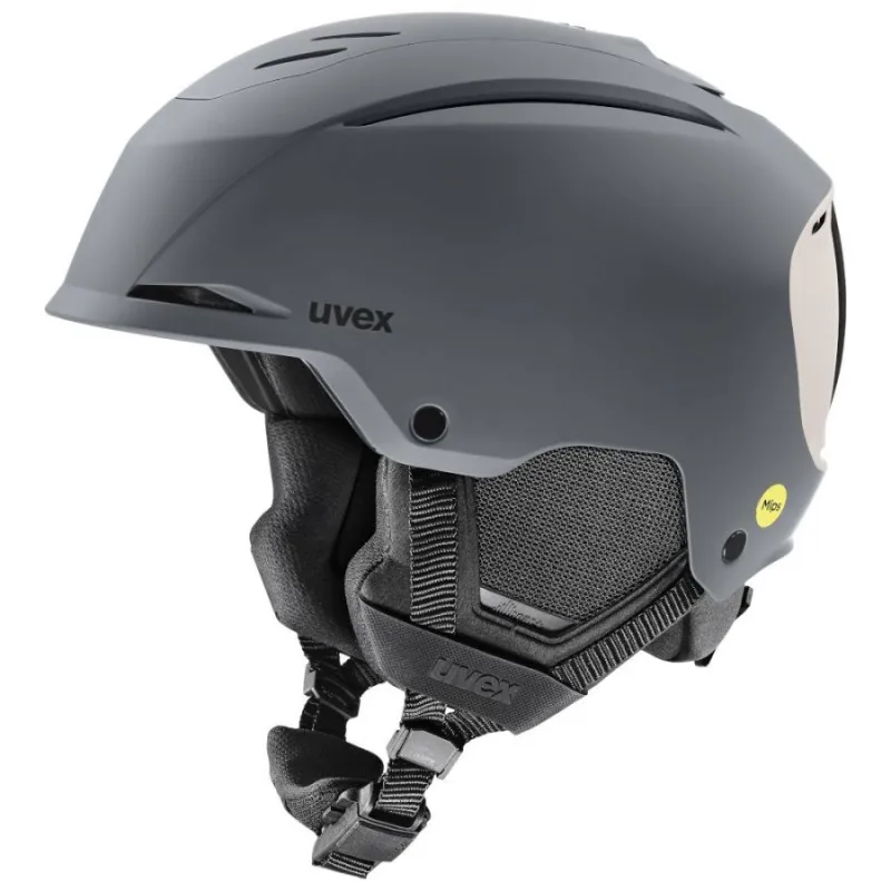 Uvex Resolution MIPS, skihjelm, grå