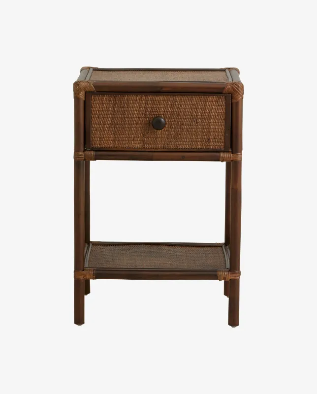 Nordal - HAYES sidebord  -  brun  -  B44,5 × D35 × H65,5 cm
