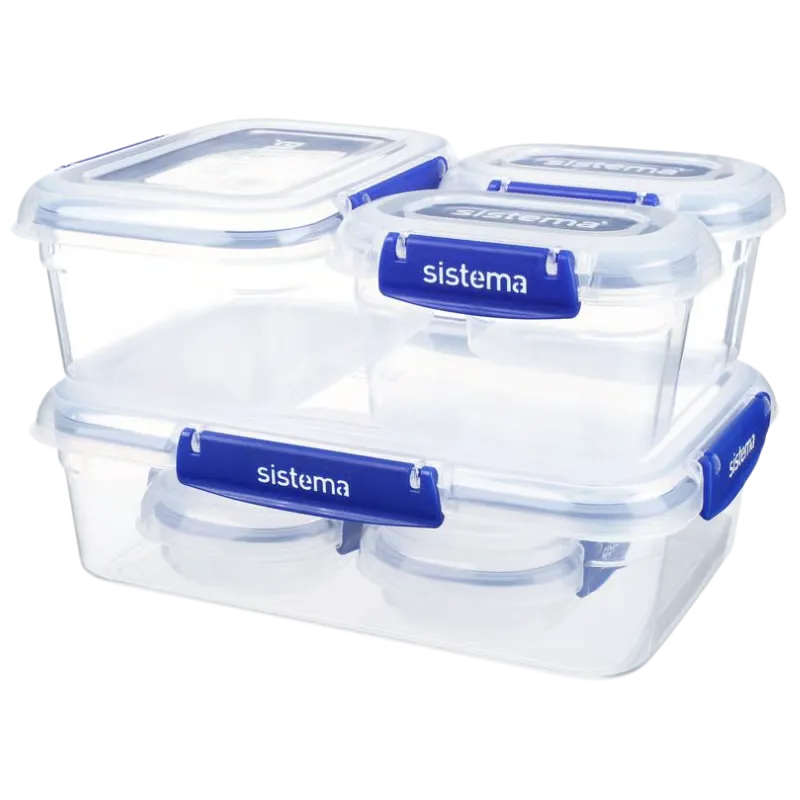 Sistema Starter Klip It Plus 6Pack Transparent med blå klips (1 sæt)