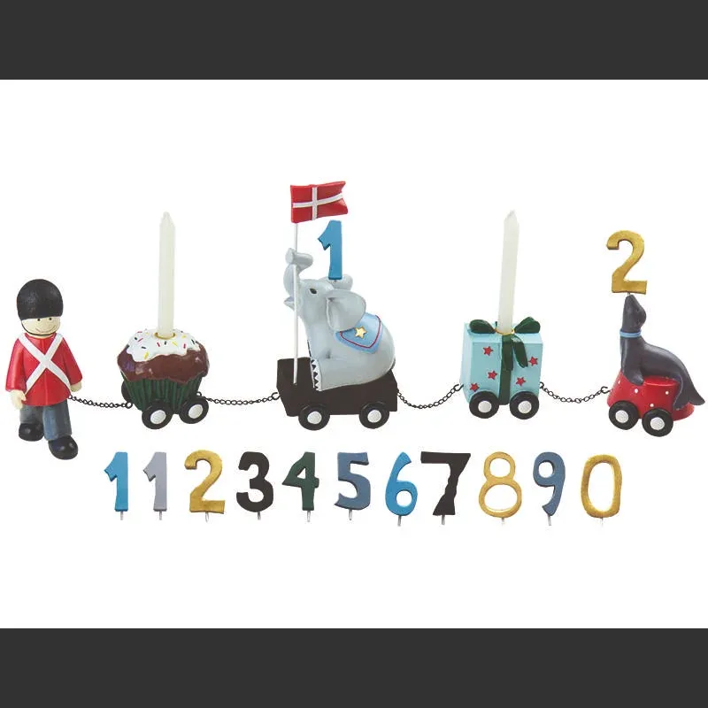 Kids by Friis Fødselsdagstog m. 9 tal - garder