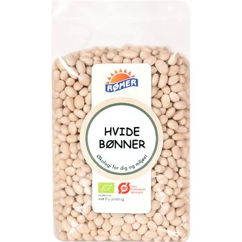 Bønner hvide Øko. - 500 gram