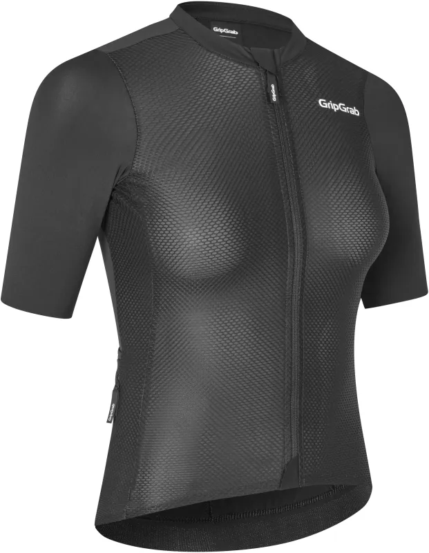 GripGrab Women's Airflow Kortærmet Letvægts Cykeltrøje - Black