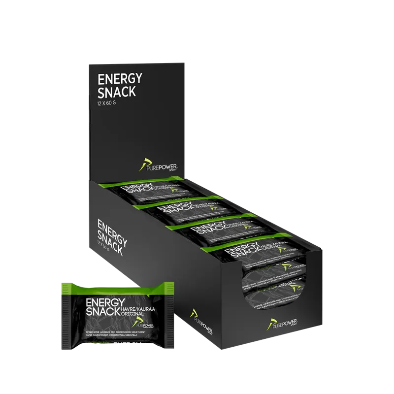 PurePower Energy Snack Havre (12x60 g)