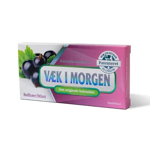 Væk i Morgen Solbær/Mint - 20 tabletter