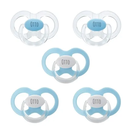 Maxibaby, Str. 2 (6+ Mdr.), Anatomisk - Silikone, Sutter Med Navn