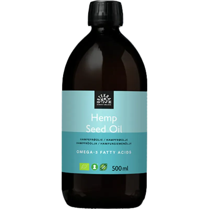 Urtekram Hampefrøolie Ø (500 ml)