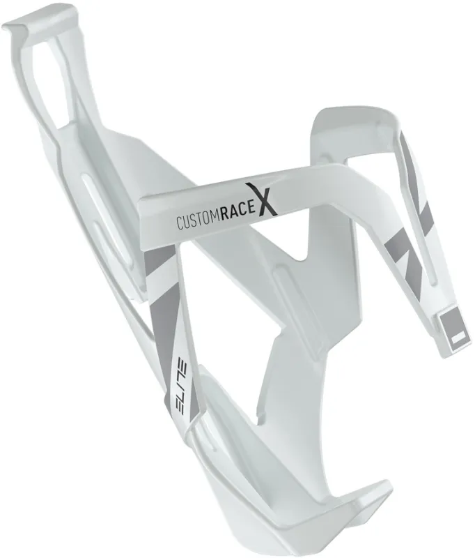 Elite Bottle Cage Custom Race X - White Glossy