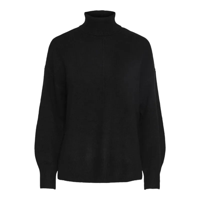 PIECES dame strik PCMALOU - Black