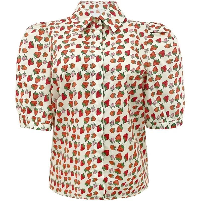 LIBERTÉ dame bluse FLORA - STRAWBERRY