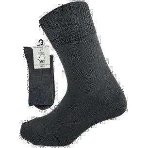 Cotton - Diabetic & Comfort sok, Grå str. 39-42