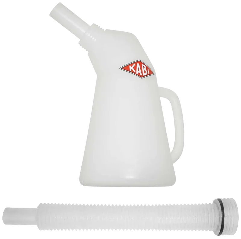 Oliemål hvid 5 ltr, inkl. flextud