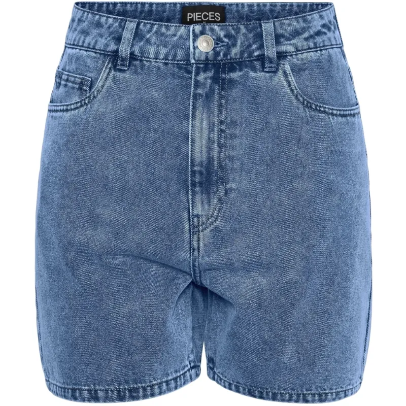 PIECES dame shorts PCABBI - Light Blue Denim