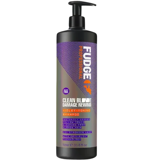 Fudge Clean Blonde Damage Rewind Shampoo 1000 ml.