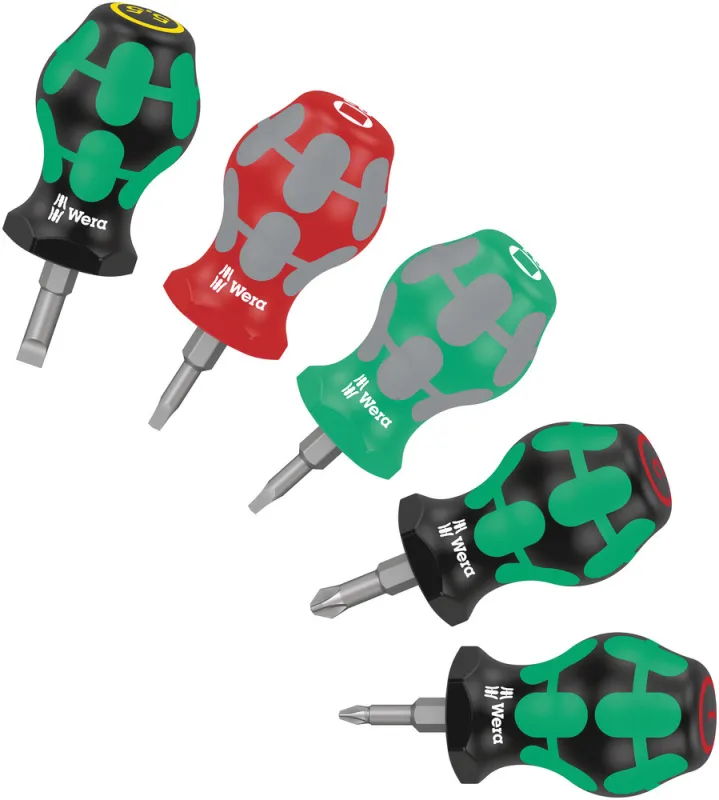 Skruetrækkersæt Stubby Set 3, 5 stk