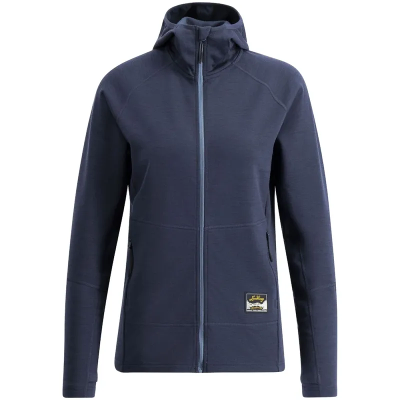 Lundhags Tived Merino Hoodie W, mellemlag, dame, navy