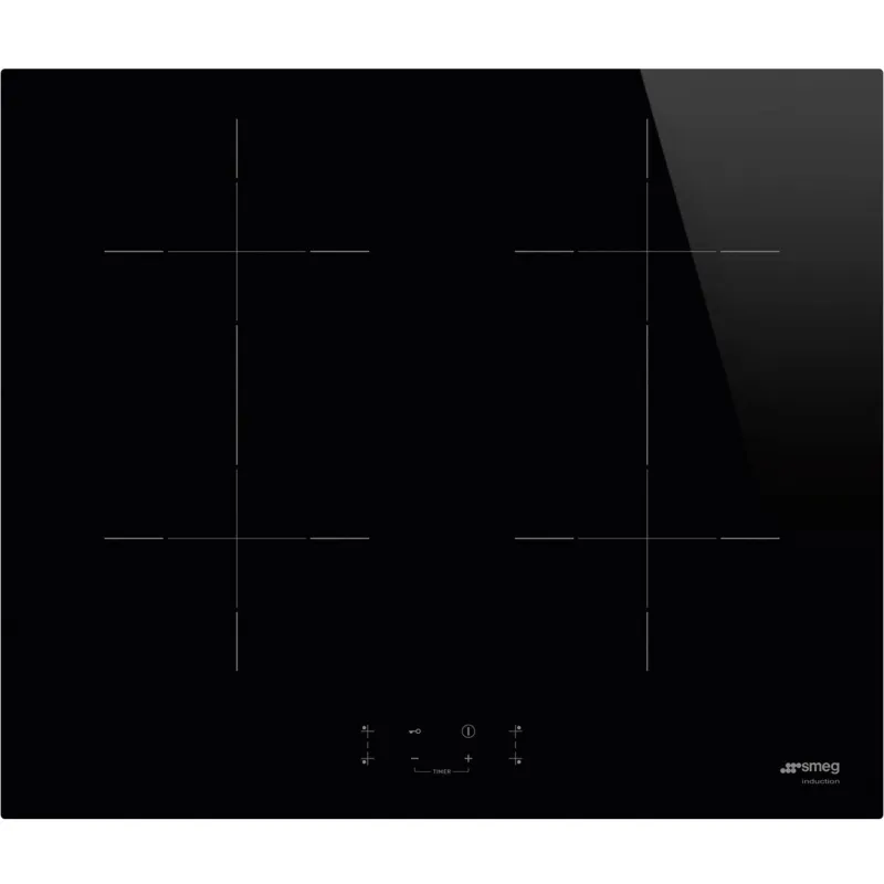 Smeg SIB2641D induktionskogeplade 60 cm, sort