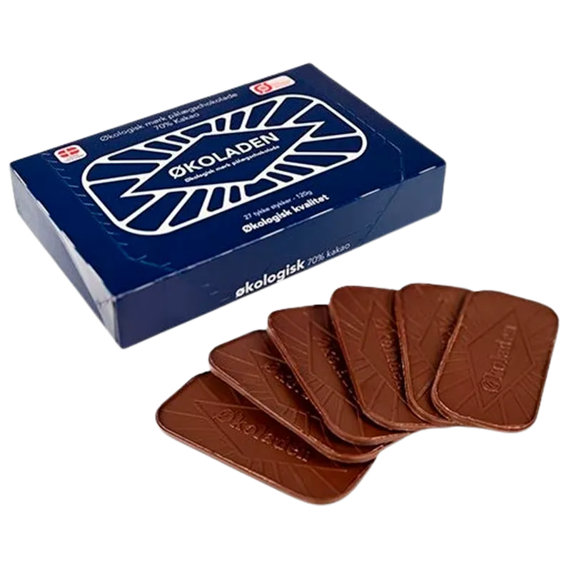 Økoladen Mørk Pålægschokolade 70% Ø (120 g)