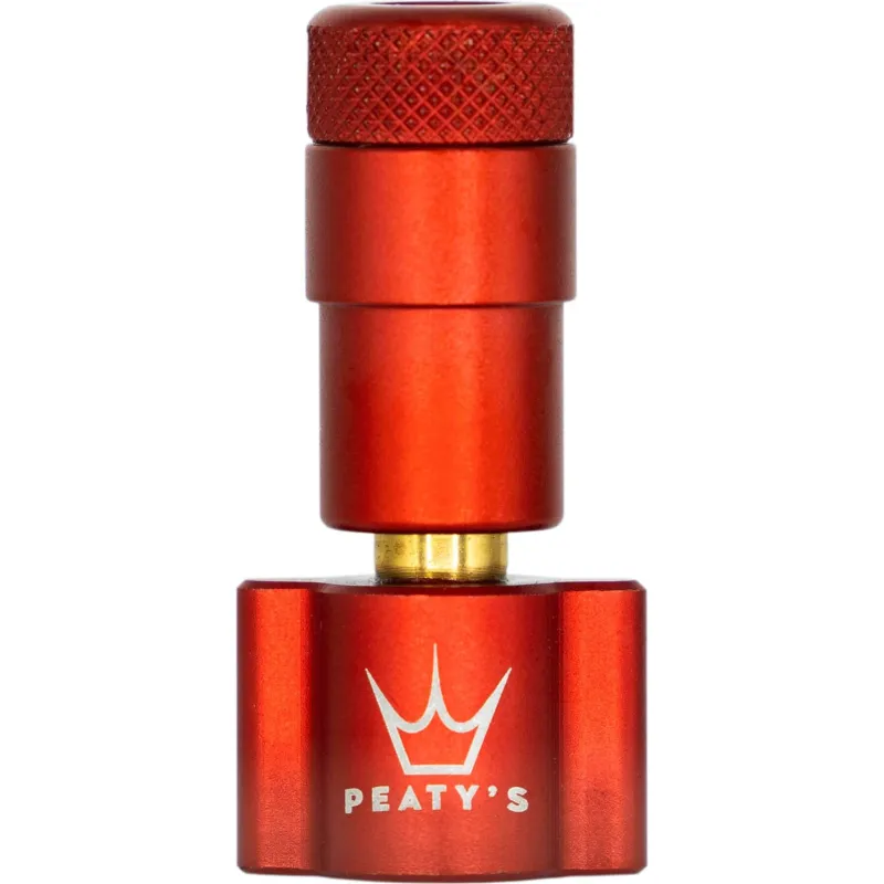 Peaty's Holeshot CO2 Tyre Inflator Head - Red