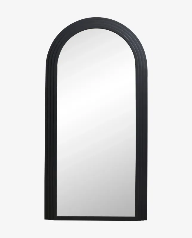 Nordal - FALCO spejl  -  antracit  -  B100 × D6 × H203 cm