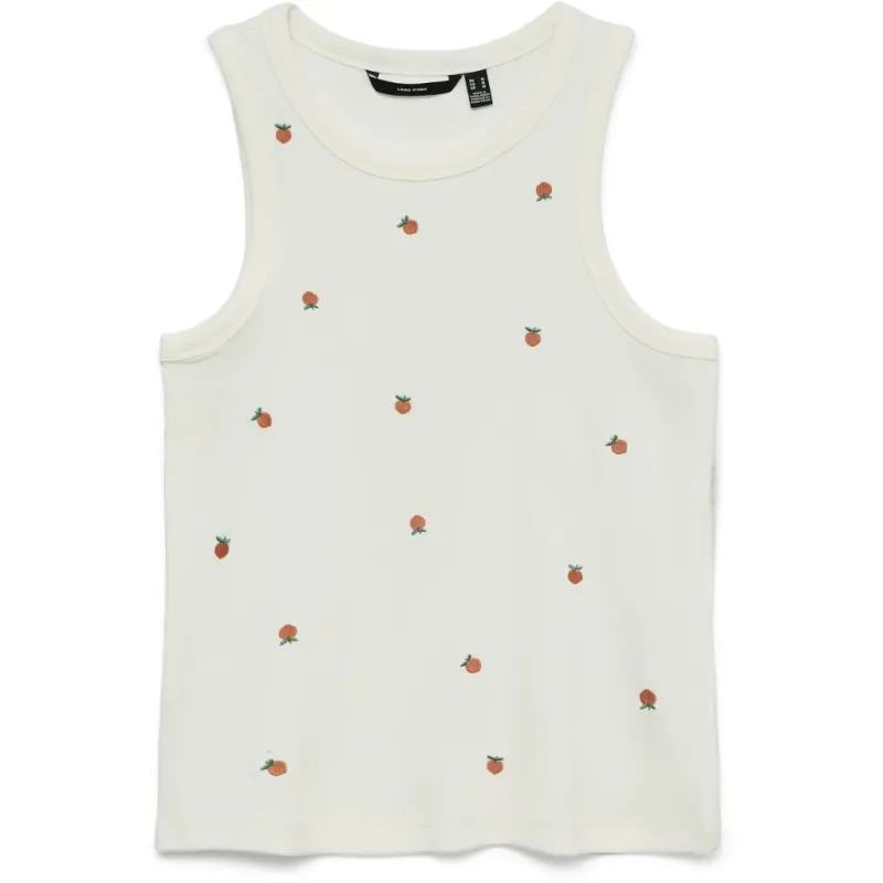 VERO MODA dame top VMNAJA - Snow White PEACH