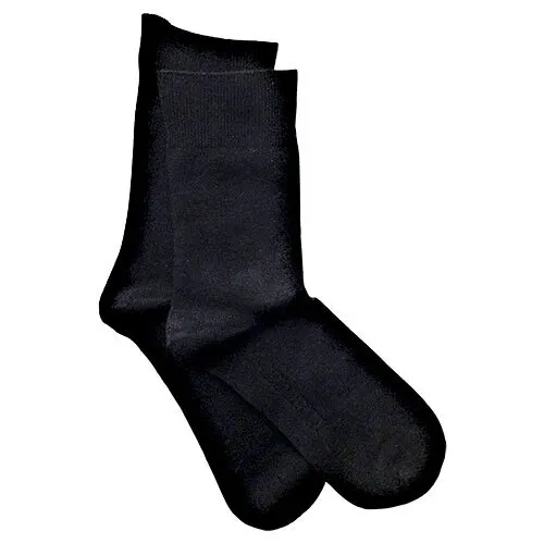 Strømper Bambus Sort str 37-41 - 1 par