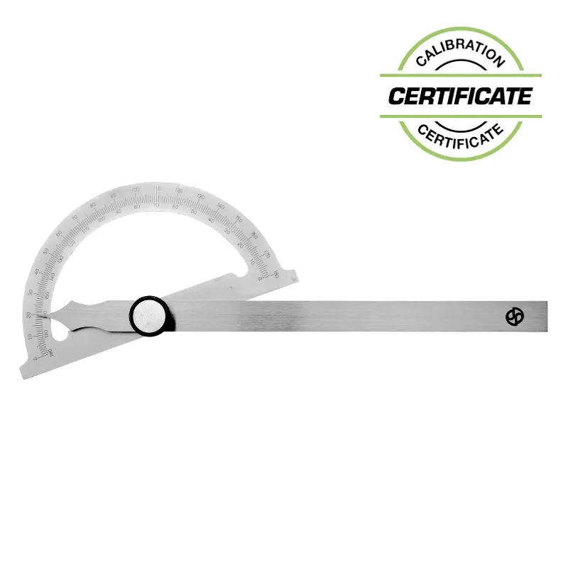 Gradmåler 150x200 mm med dobbelt lasergraveret skala (Inkl. Certifikat)