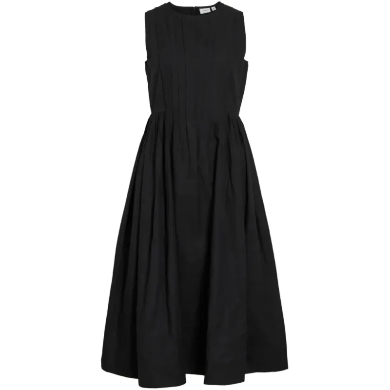 VILA dame kjole VIJIMBA - Black Beauty