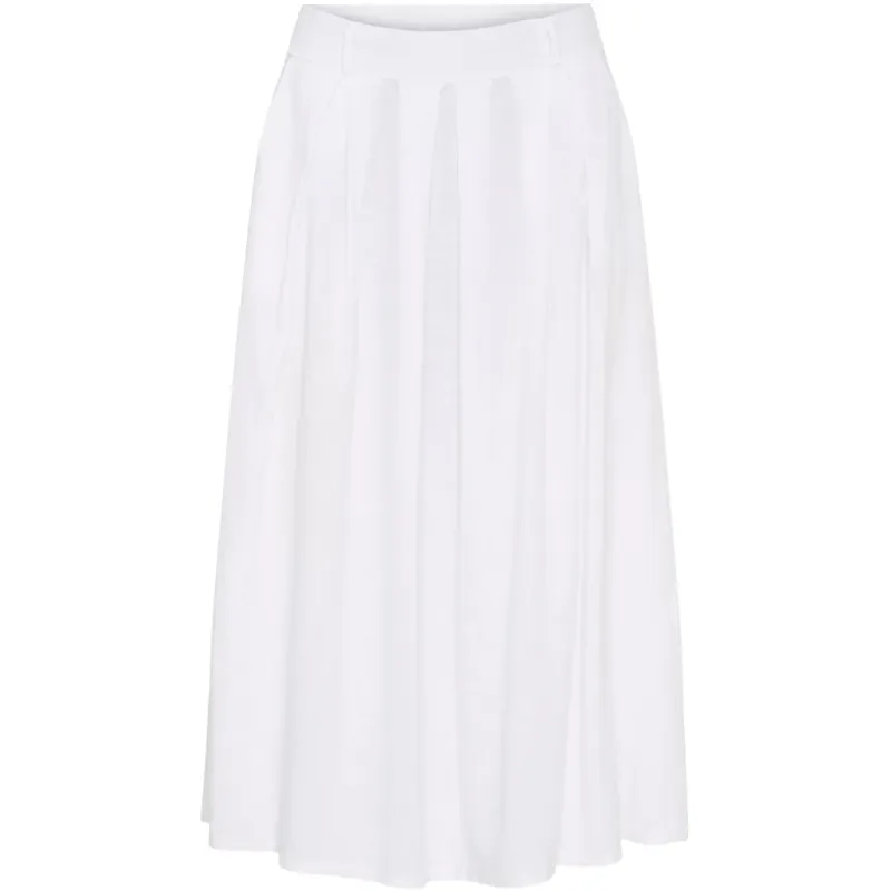 Marta du Chateau dame nederdel MdcLeona 257029 - Optical White