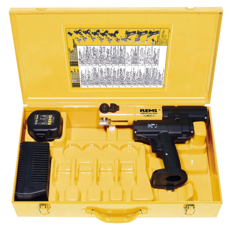 REMS pressmaskine mini 14,4V ACC BP stålkasse