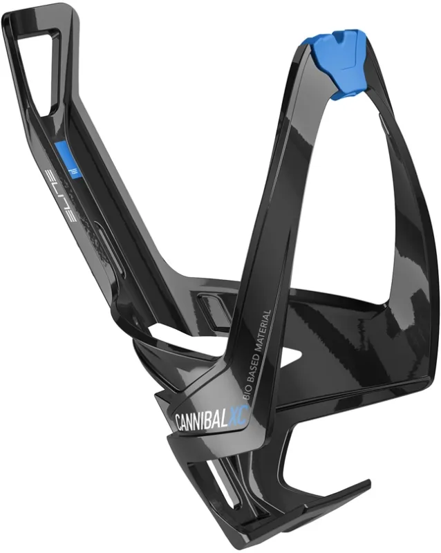 Elite Bottle Cage Cannibal XC Bio Based Dunkholder - Black/Blue