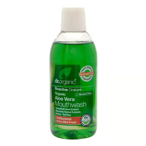 Dr. Organic Aloe Vera Mundskyl (500 ml)