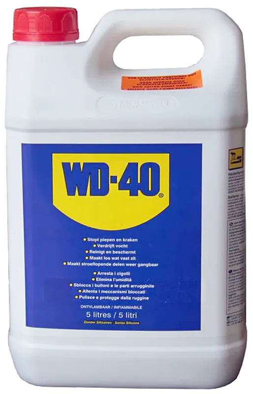 WD-40 multiolie, 5 ltr. dunk