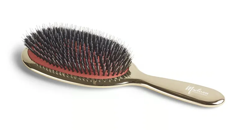 Madison Professional Boar & Nylon Brush Gold Large
