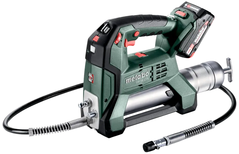 Fedtsprøjte 1,2m slange FP 18 LTX m/2×12V/2,0Ah