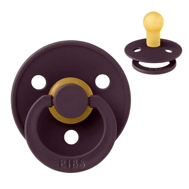 BIBS Rund Colour Sut - Str. 1 - Naturgummi - Plum