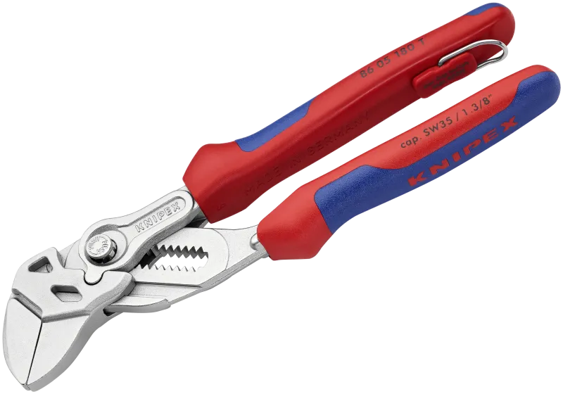 Tang- og skruenøgle forkromet 86 05 180 mm T BK